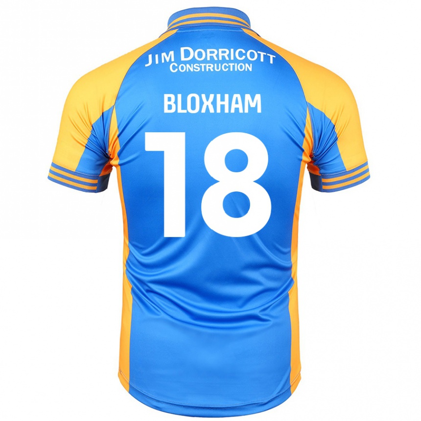 Kids Football Tom Bloxham #18 Blue Amber Home Jersey 2024/25 T-Shirt Australia