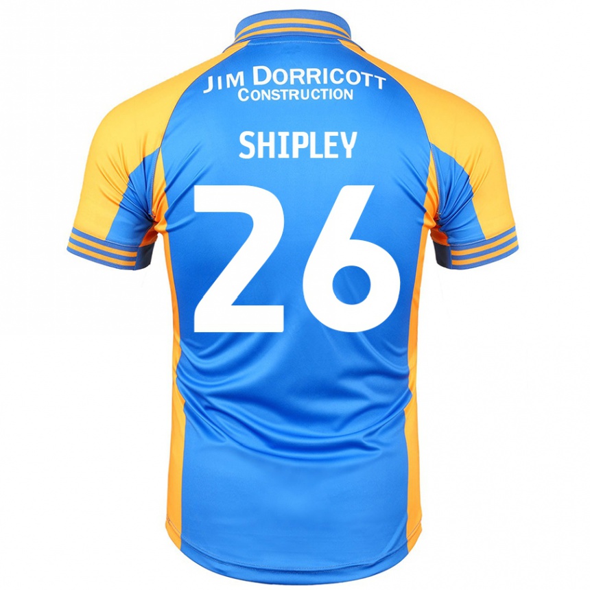 Kids Football Jordan Shipley #26 Blue Amber Home Jersey 2024/25 T-Shirt Australia