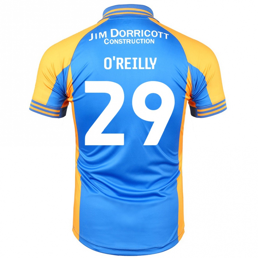 Kids Football Tommi O'reilly #29 Blue Amber Home Jersey 2024/25 T-Shirt Australia