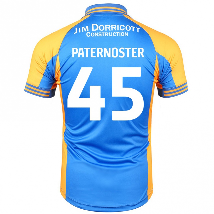 Kids Football Vladimir Paternoster #45 Blue Amber Home Jersey 2024/25 T-Shirt Australia