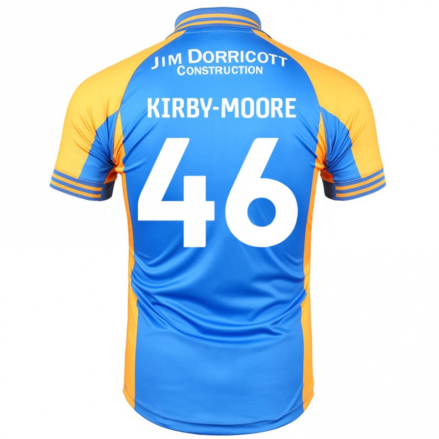 Kids Football Harvey Kirby-Moore #46 Blue Amber Home Jersey 2024/25 T-Shirt Australia