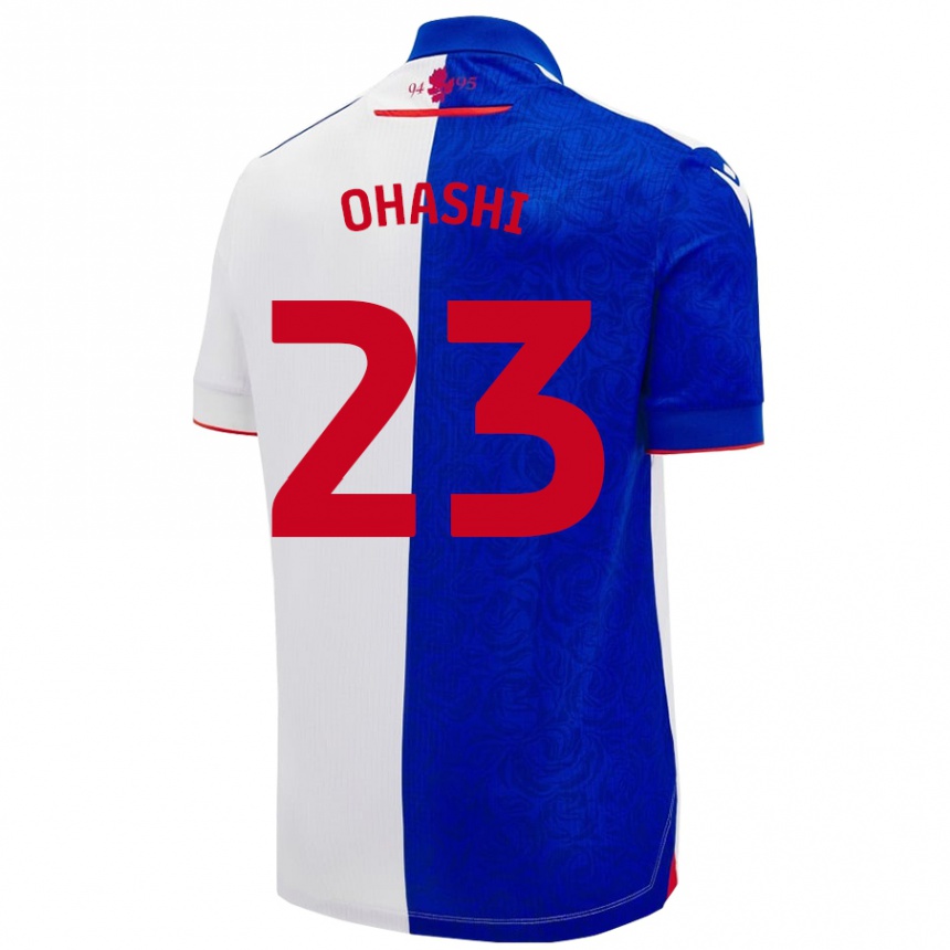 Kids Football Yuki Ohashi #23 Sky Blue White Home Jersey 2024/25 T-Shirt Australia