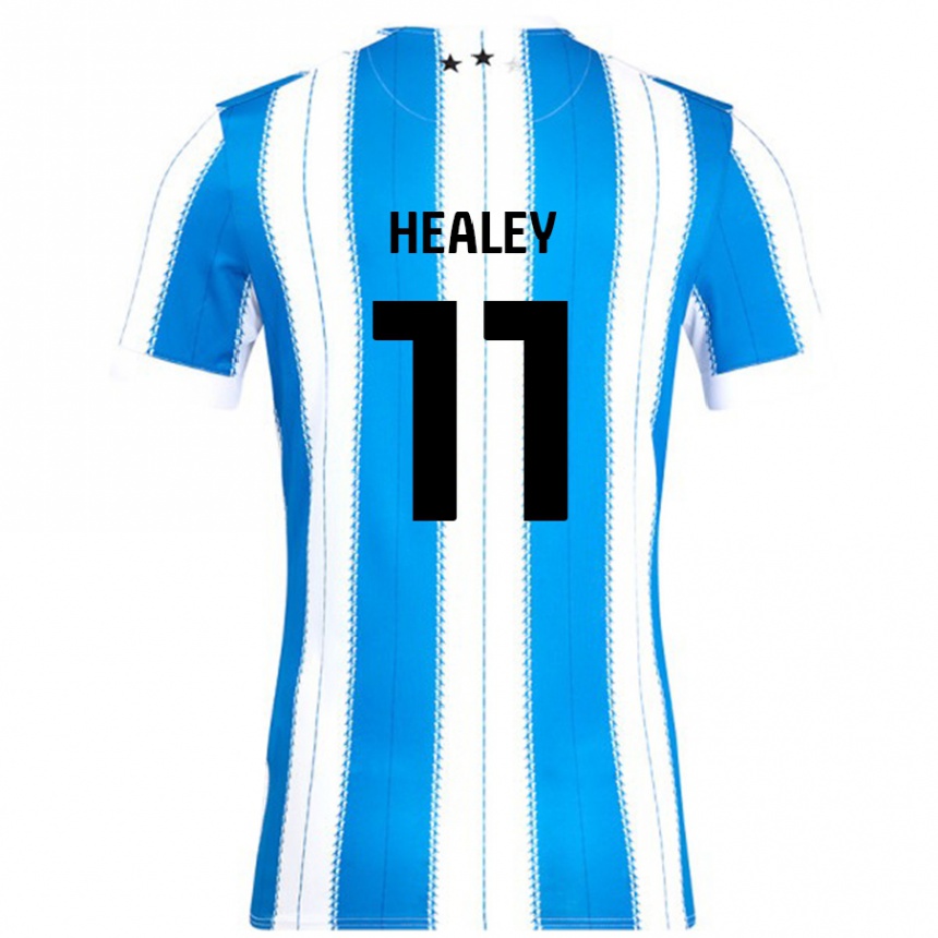 Kids Football Rhys Healey #11 Blue White Home Jersey 2024/25 T-Shirt Australia