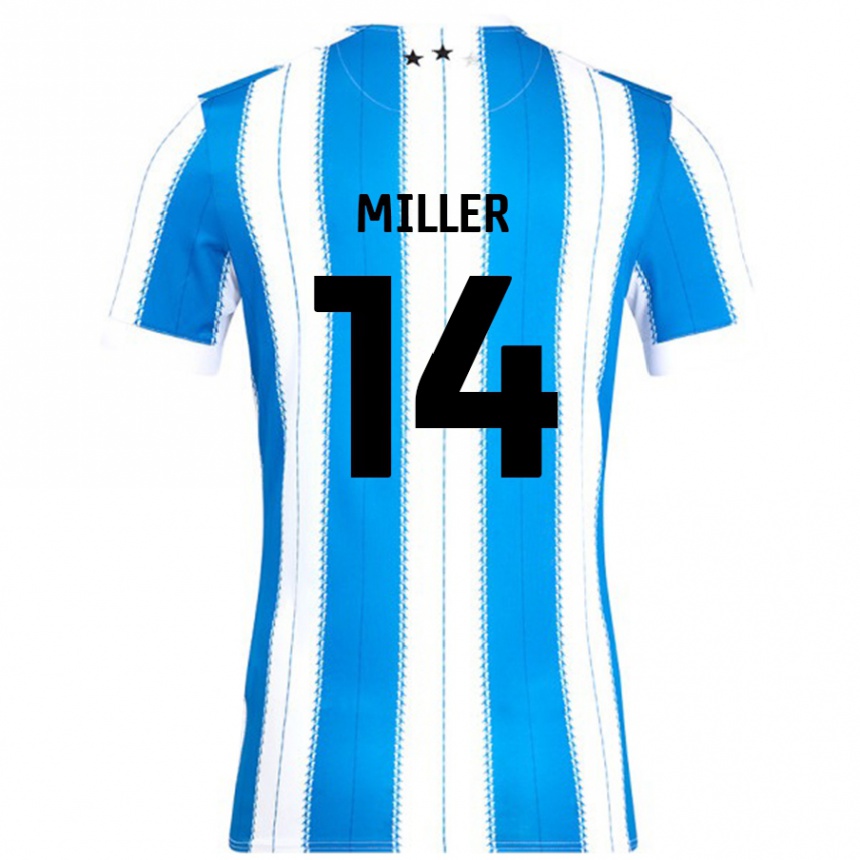 Kids Football Mickel Miller #14 Blue White Home Jersey 2024/25 T-Shirt Australia