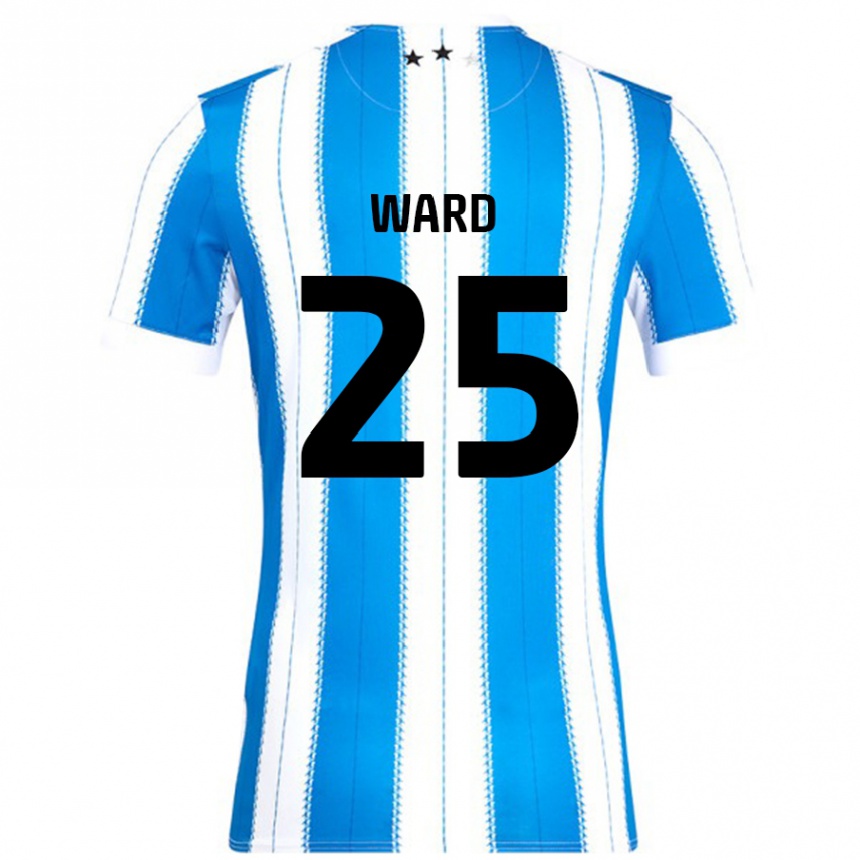 Kids Football Danny Ward #25 Blue White Home Jersey 2024/25 T-Shirt Australia