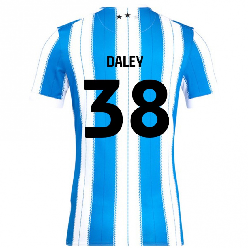 Kids Football Luke Daley #38 Blue White Home Jersey 2024/25 T-Shirt Australia