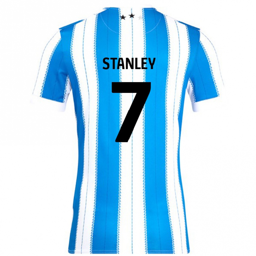 Kids Football Katie Stanley #7 Blue White Home Jersey 2024/25 T-Shirt Australia