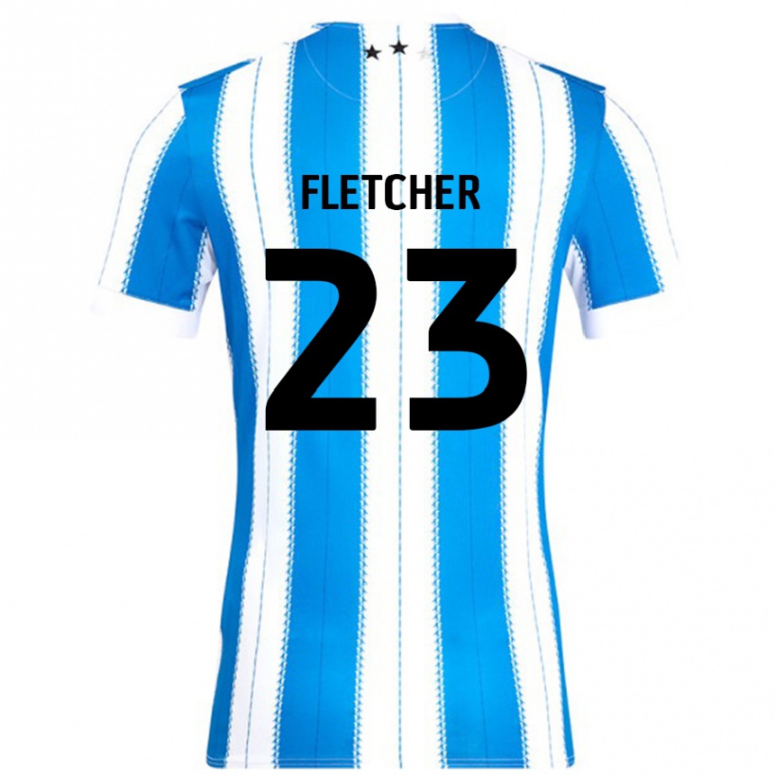 Kids Football Serena Fletcher #23 Blue White Home Jersey 2024/25 T-Shirt Australia