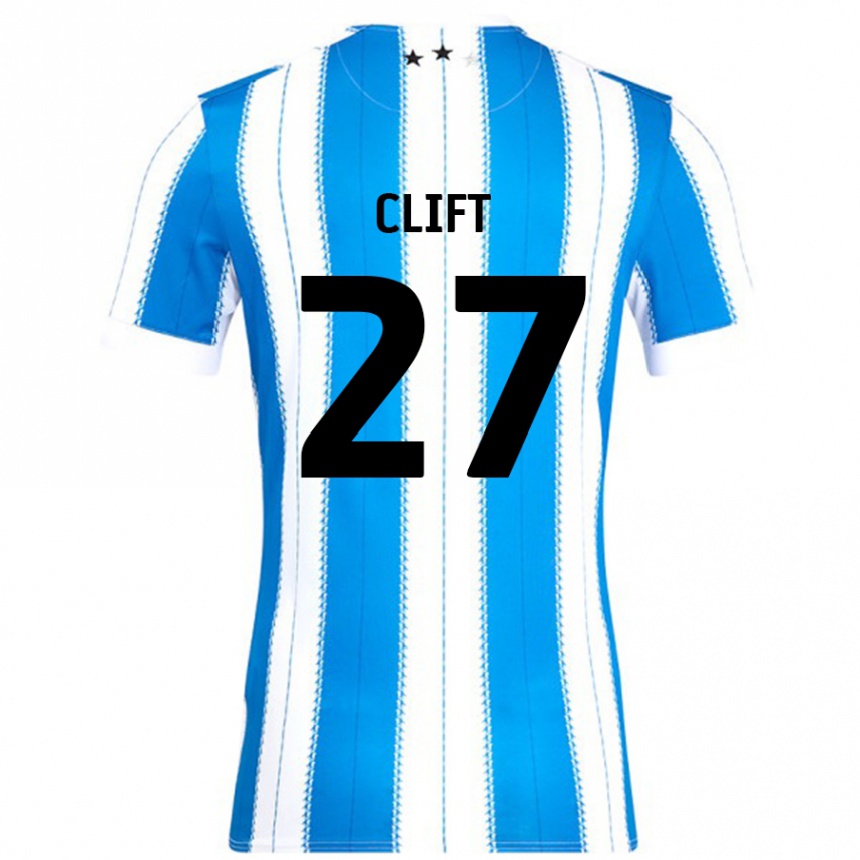 Kids Football Cassidy Clift #27 Blue White Home Jersey 2024/25 T-Shirt Australia