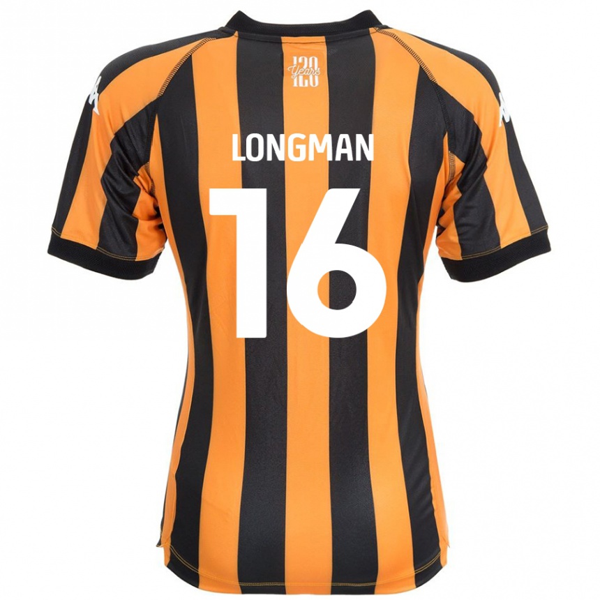 Kids Football Ryan Longman #16 Black Amber Home Jersey 2024/25 T-Shirt Australia