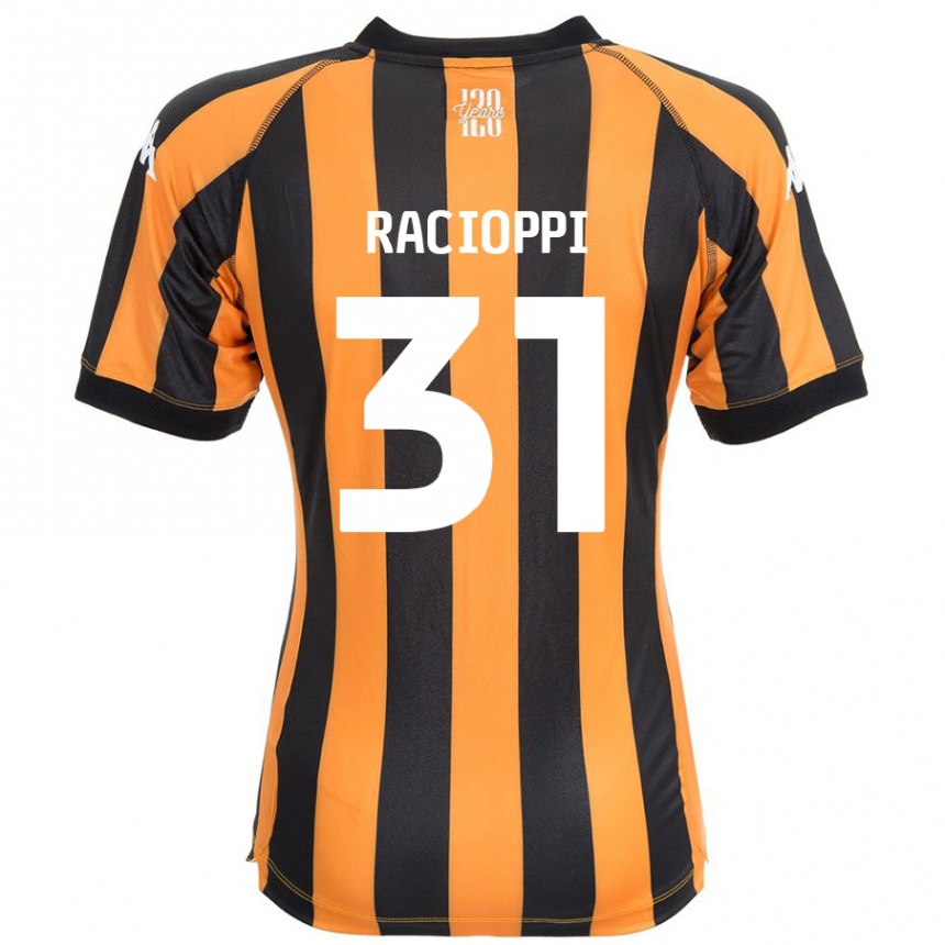 Kids Football Anthony Racioppi #31 Black Amber Home Jersey 2024/25 T-Shirt Australia