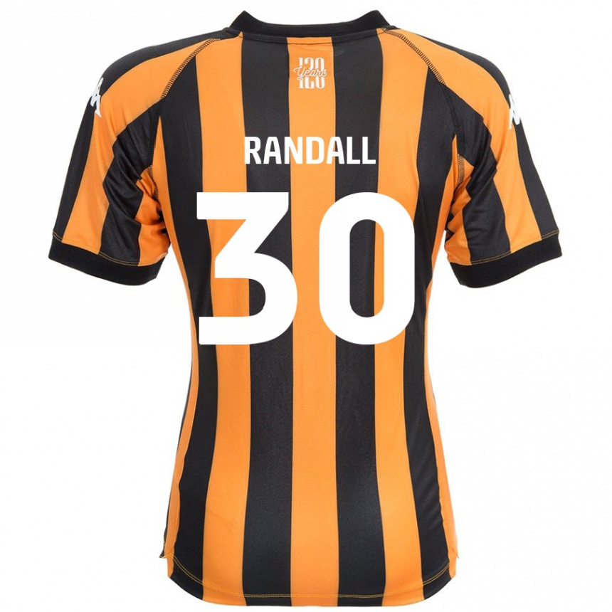 Kids Football Jennifer Randall #30 Black Amber Home Jersey 2024/25 T-Shirt Australia