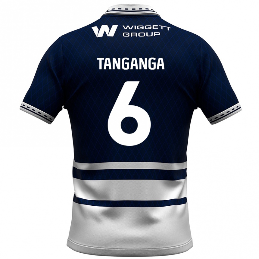 Kids Football Japhet Tanganga #6 Navy Blue White Home Jersey 2024/25 T-Shirt Australia