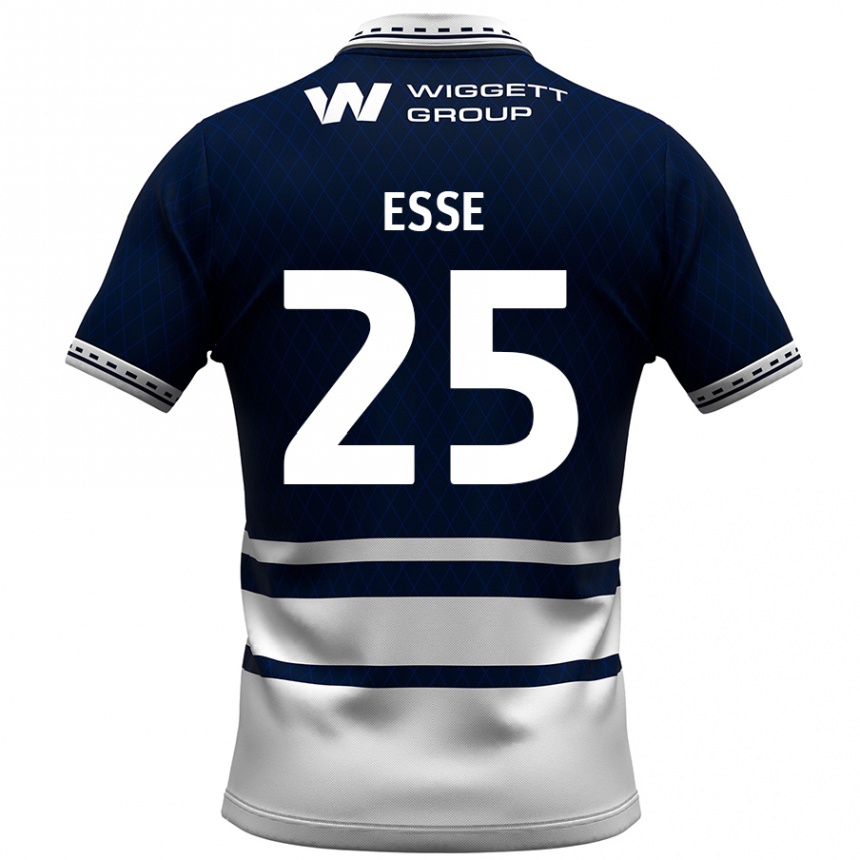 Kids Football Romain Esse #25 Navy Blue White Home Jersey 2024/25 T-Shirt Australia