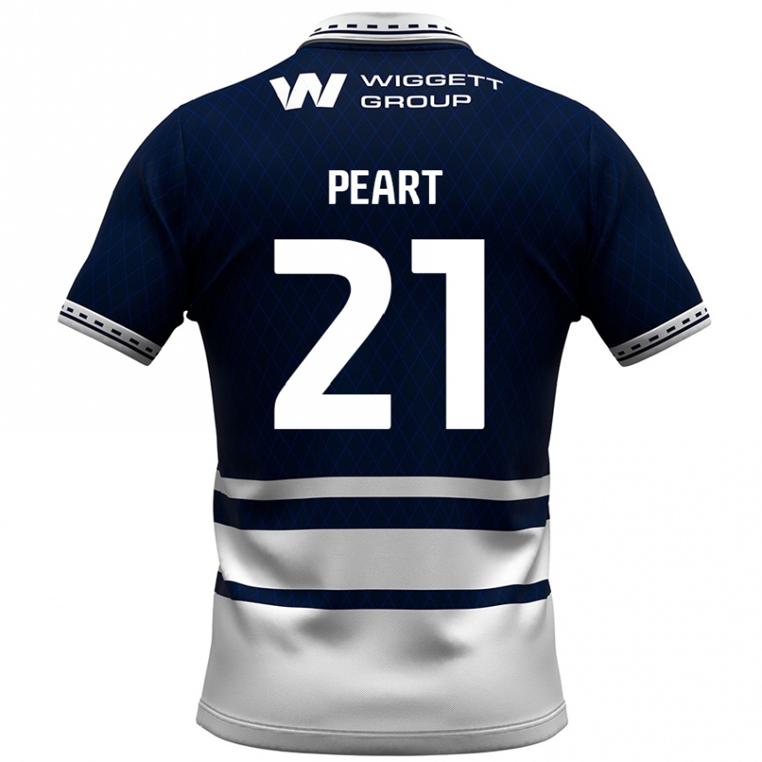 Kids Football Kalani Peart #21 Navy Blue White Home Jersey 2024/25 T-Shirt Australia