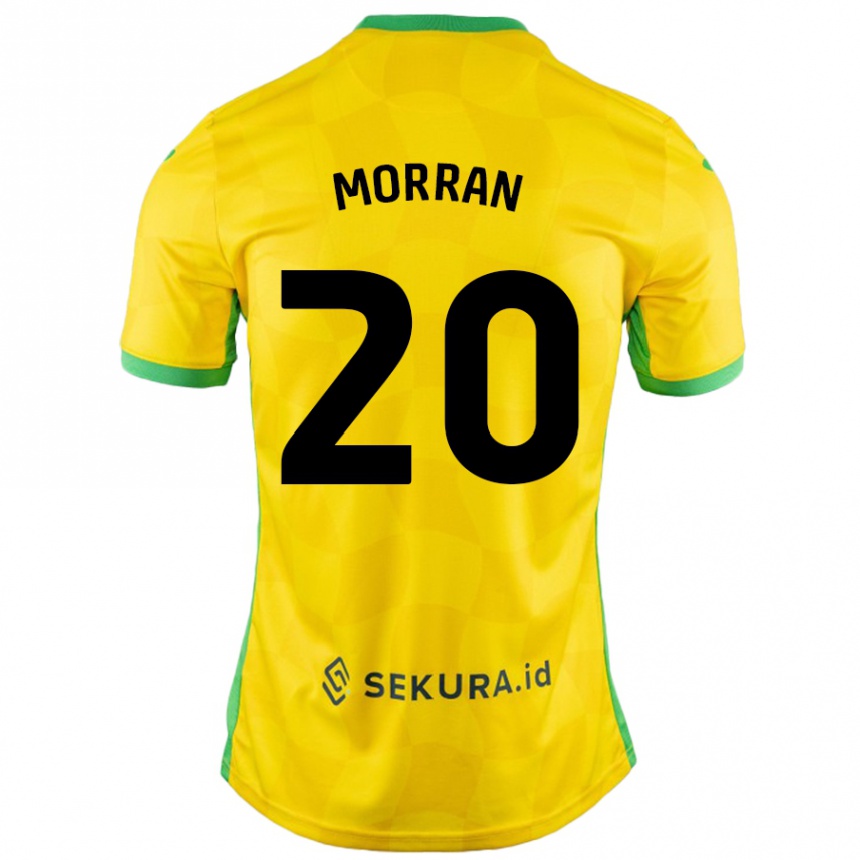 Kids Football Eloise Morran #20 Yellow Green Home Jersey 2024/25 T-Shirt Australia