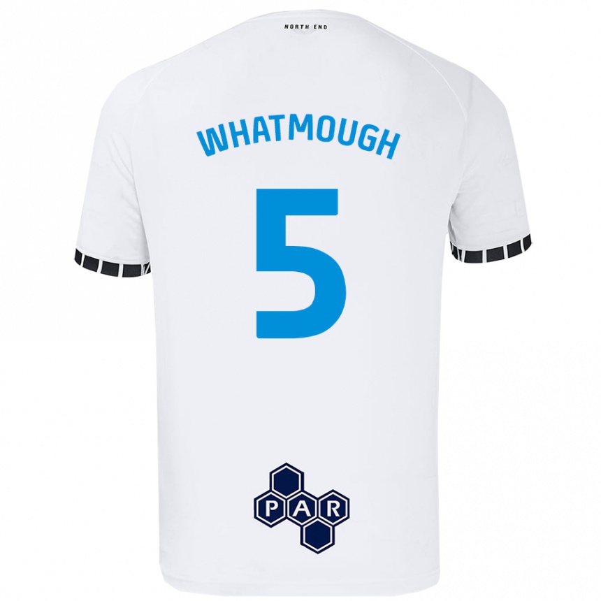 Kids Football Jack Whatmough #5 White Home Jersey 2024/25 T-Shirt Australia