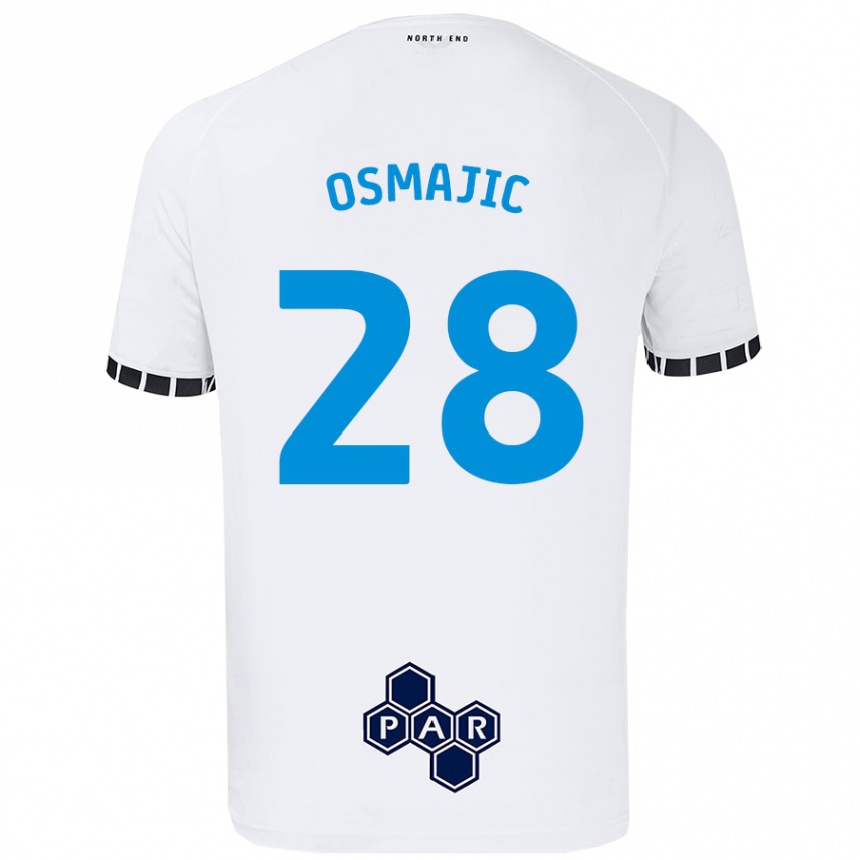 Kids Football Milutin Osmajic #28 White Home Jersey 2024/25 T-Shirt Australia