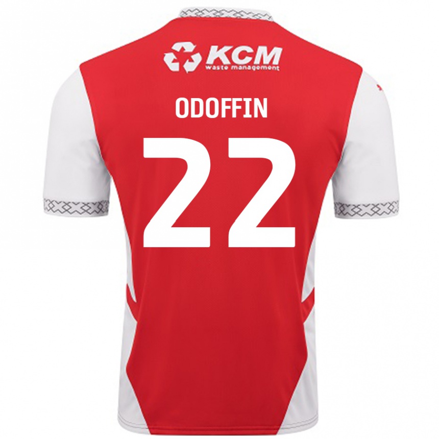 Kids Football Hakeem Odoffin #22 Red White Home Jersey 2024/25 T-Shirt Australia