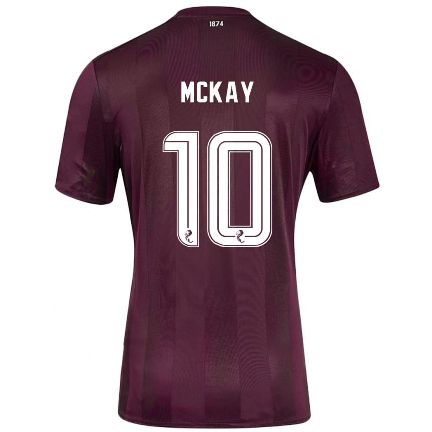 Kids Football Barrie Mckay #10 Burgundy Home Jersey 2024/25 T-Shirt Australia