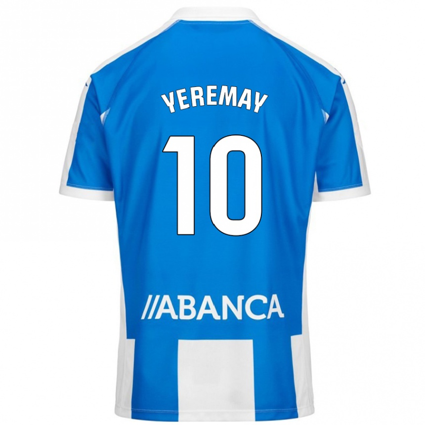 Kids Football Yeremay Hernández #10 Blue White Home Jersey 2024/25 T-Shirt Australia