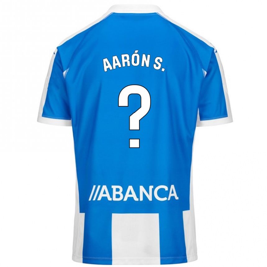 Kids Football Aarón Sánchez #0 Blue White Home Jersey 2024/25 T-Shirt Australia