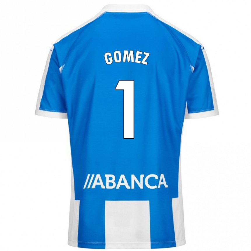 Kids Football Yohana Gómez #1 Blue White Home Jersey 2024/25 T-Shirt Australia