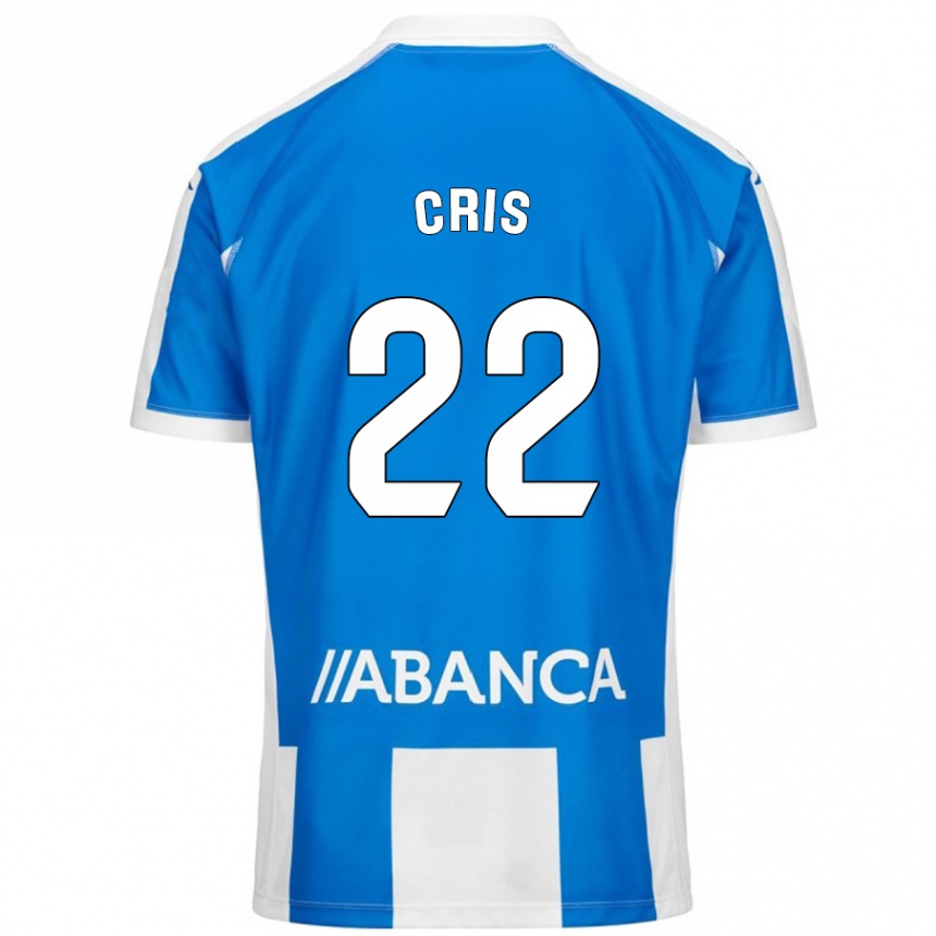 Kids Football Cris #22 Blue White Home Jersey 2024/25 T-Shirt Australia