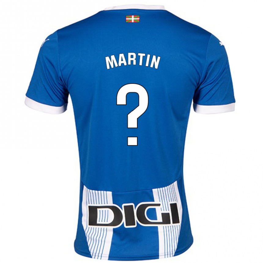 Kids Football Carlos Martin #0 Blue Home Jersey 2024/25 T-Shirt Australia