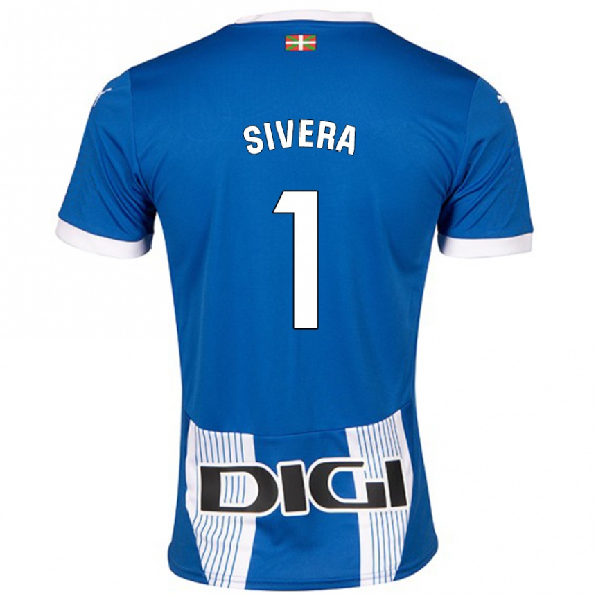 Kids Football Antonio Sivera #1 Blue Home Jersey 2024/25 T-Shirt Australia