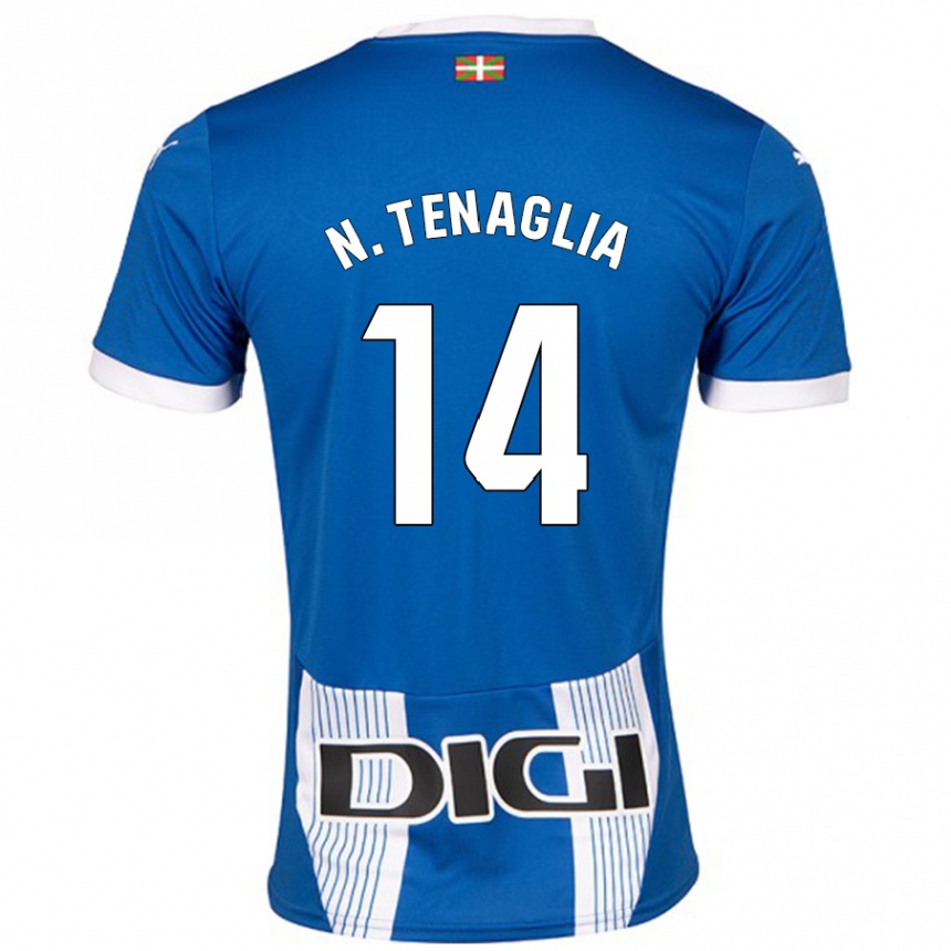 Kids Football Nahuel Tenaglia #14 Blue Home Jersey 2024/25 T-Shirt Australia