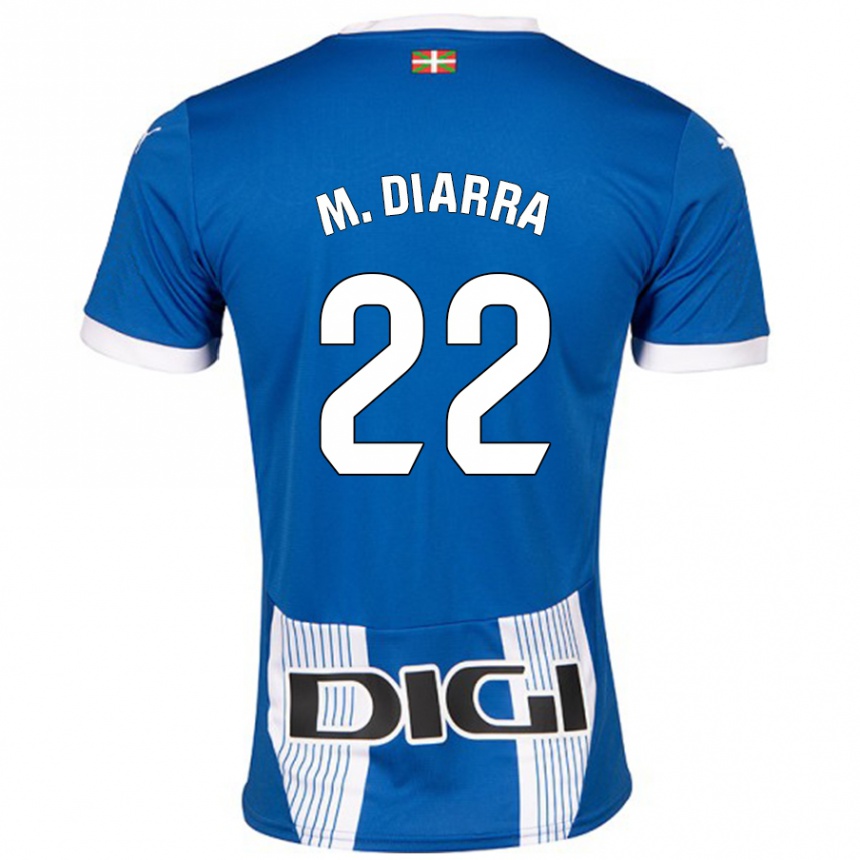 Kids Football Moussa Diarra #22 Blue Home Jersey 2024/25 T-Shirt Australia