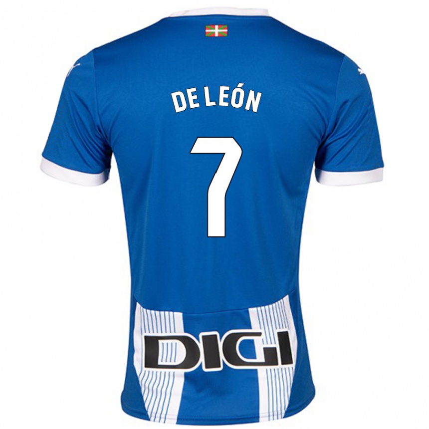 Kids Football José De León #7 Blue Home Jersey 2024/25 T-Shirt Australia