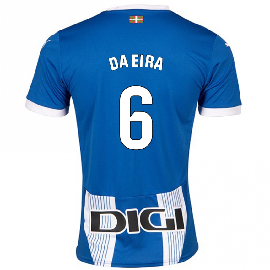 Kids Football Stefanie Da Eira #6 Blue Home Jersey 2024/25 T-Shirt Australia