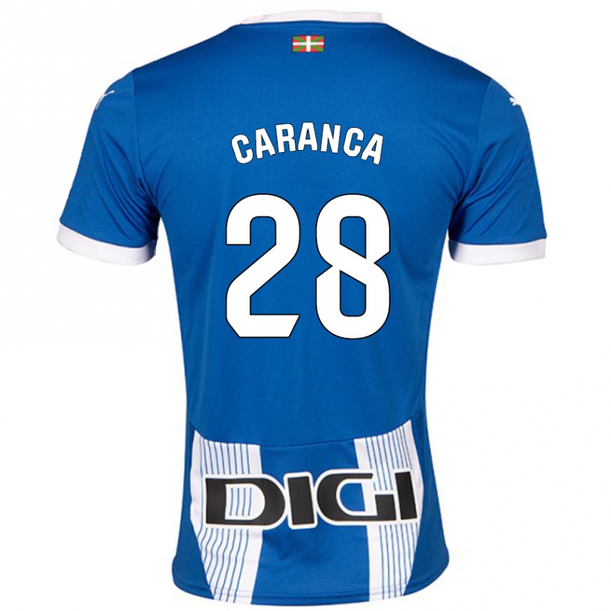 Kids Football Sara Caranca #28 Blue Home Jersey 2024/25 T-Shirt Australia