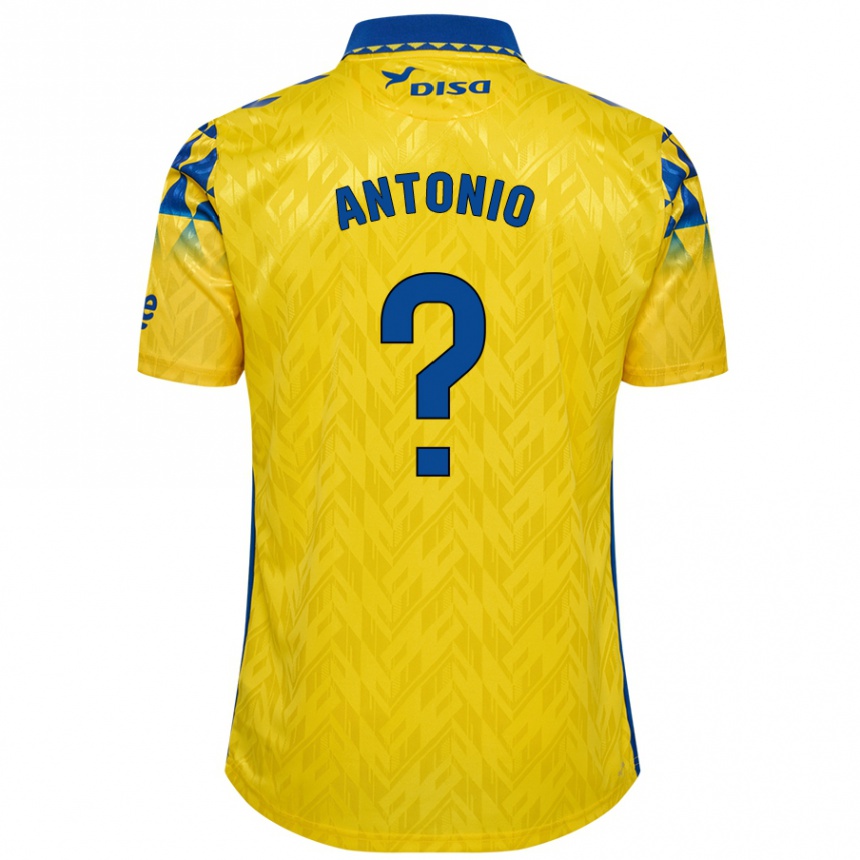 Kids Football Antonio Hernández #0 Yellow Blue Home Jersey 2024/25 T-Shirt Australia