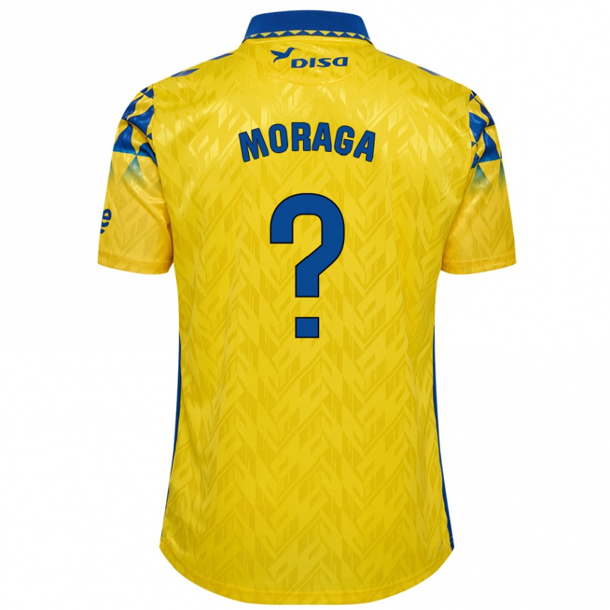 Kids Football Marcos Moraga #0 Yellow Blue Home Jersey 2024/25 T-Shirt Australia