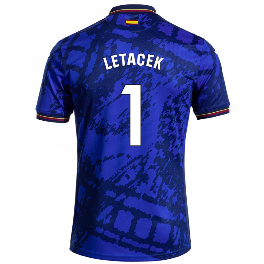 Kids Football Jiri Letacek #1 Darker Blue Home Jersey 2024/25 T-Shirt Australia