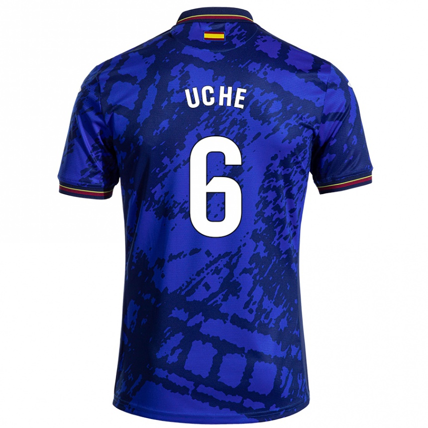 Kids Football Chrisantus Uche #6 Darker Blue Home Jersey 2024/25 T-Shirt Australia