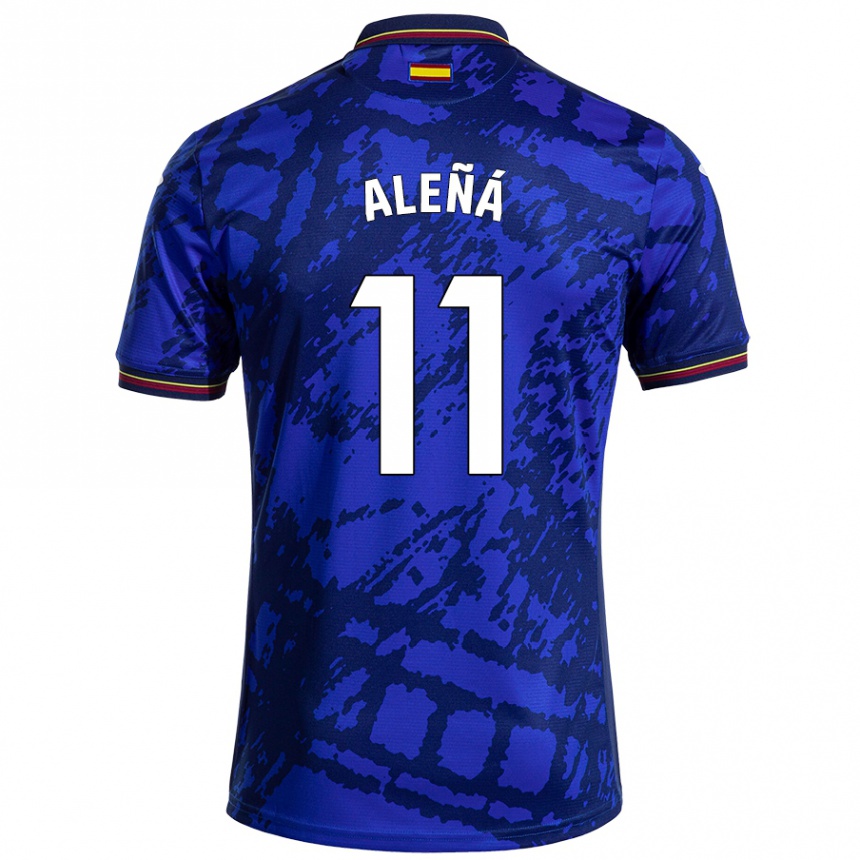 Kids Football Carles Aleñá #11 Darker Blue Home Jersey 2024/25 T-Shirt Australia