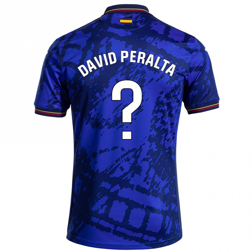 Kids Football Juan David Peralta #0 Darker Blue Home Jersey 2024/25 T-Shirt Australia