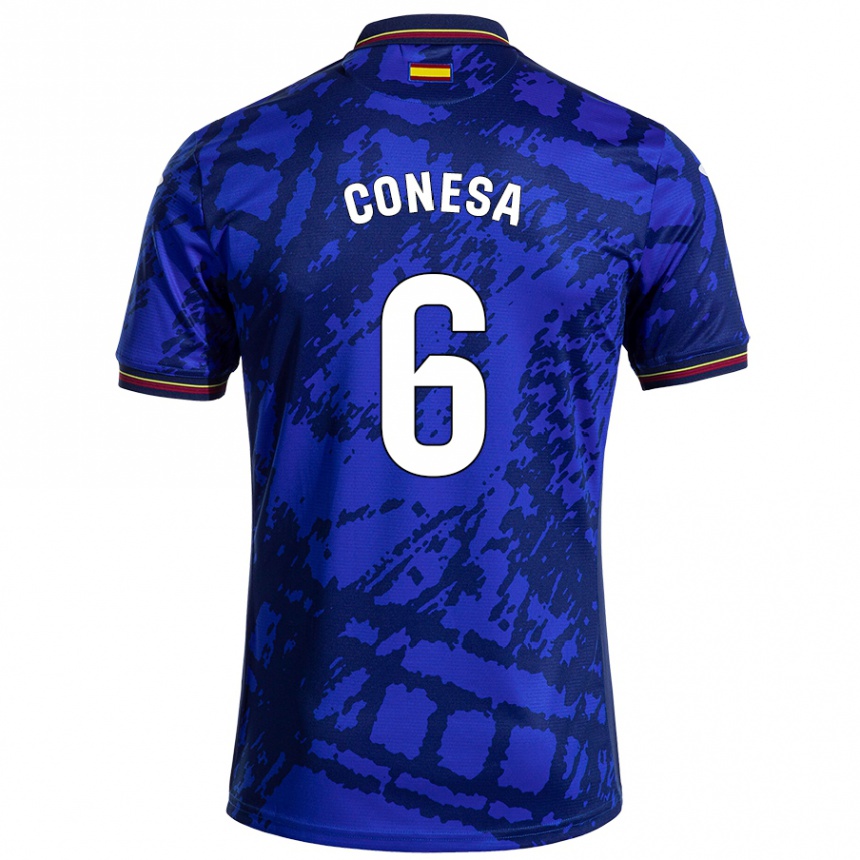 Kids Football Nico Conesa #6 Darker Blue Home Jersey 2024/25 T-Shirt Australia