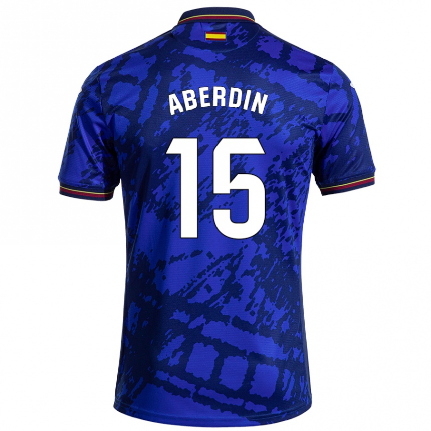 Kids Football Nabil Aberdin #15 Darker Blue Home Jersey 2024/25 T-Shirt Australia