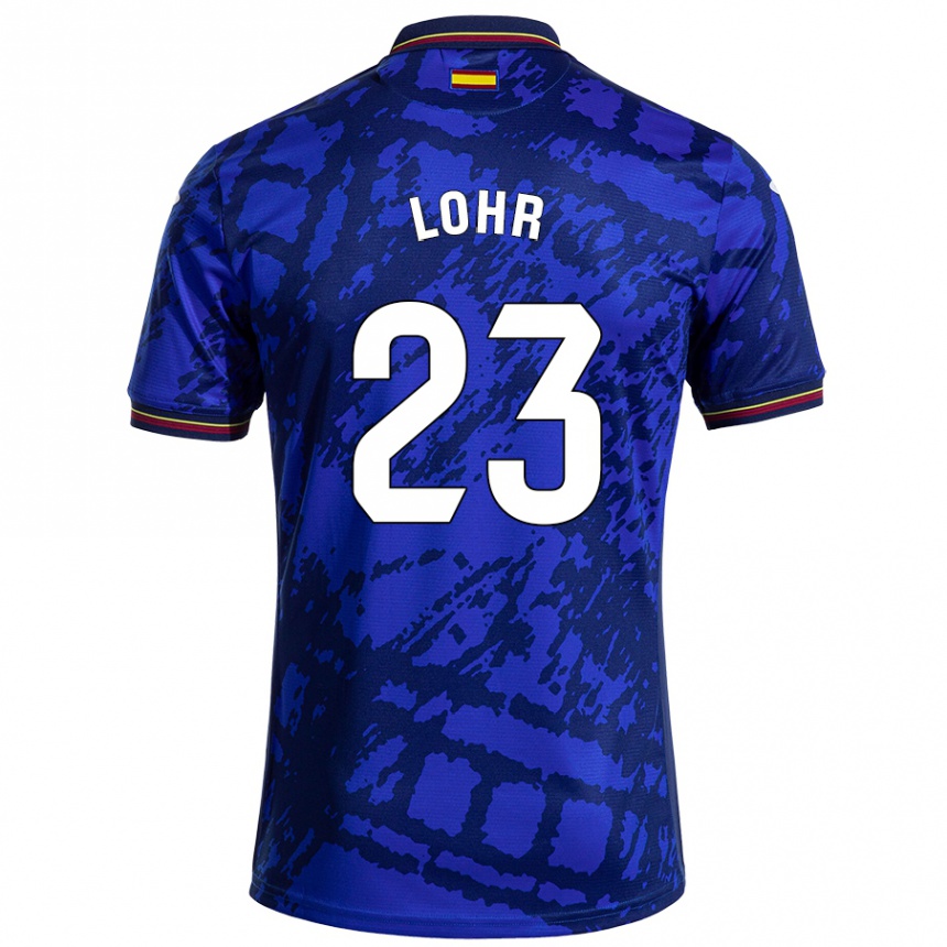 Kids Football Luca Lohr #23 Darker Blue Home Jersey 2024/25 T-Shirt Australia