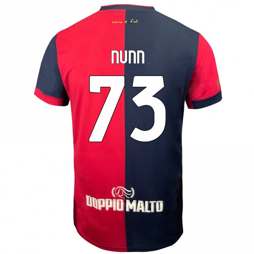 Kids Football Jack Nunn #73 Red Darker Blue Home Jersey 2024/25 T-Shirt Australia