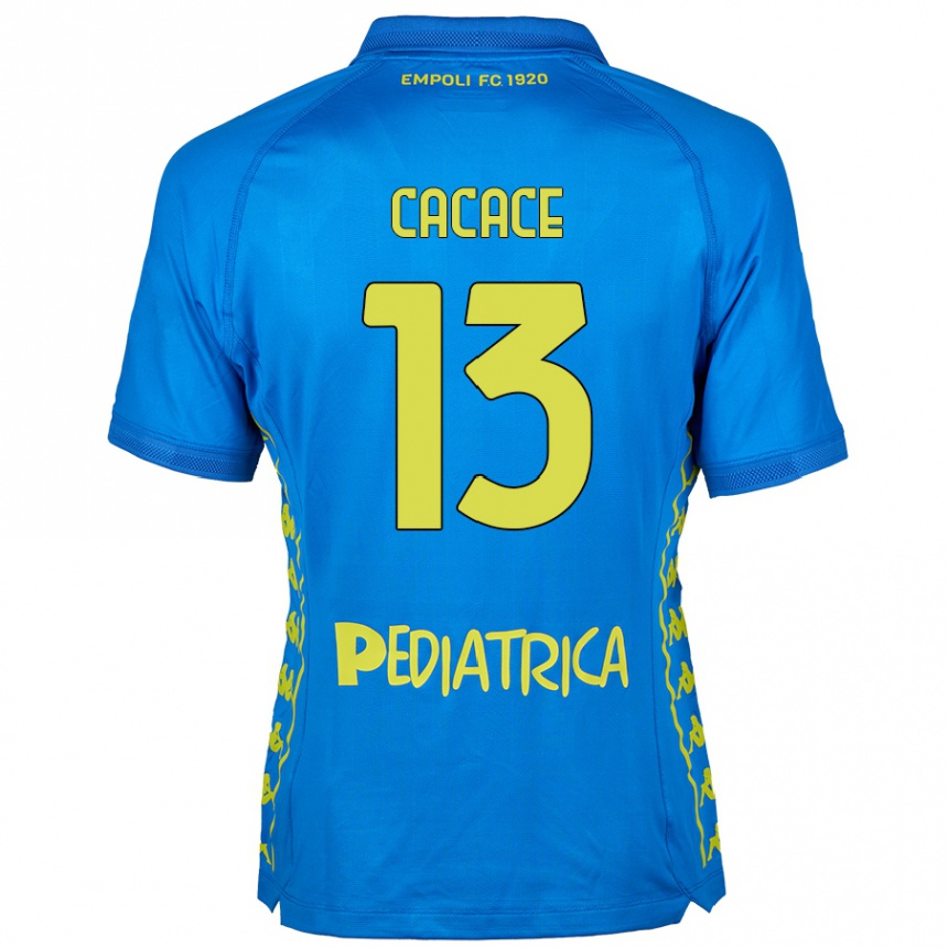 Kids Football Liberato Cacace #13 Blue Home Jersey 2024/25 T-Shirt Australia