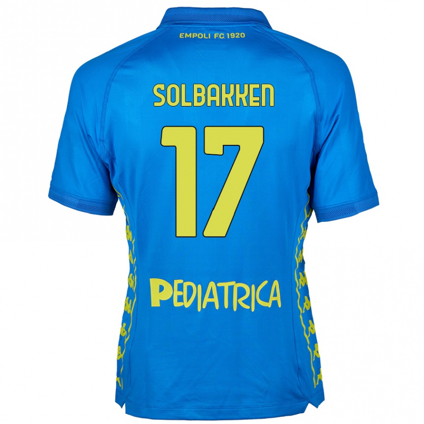 Kids Football Ola Solbakken #17 Blue Home Jersey 2024/25 T-Shirt Australia