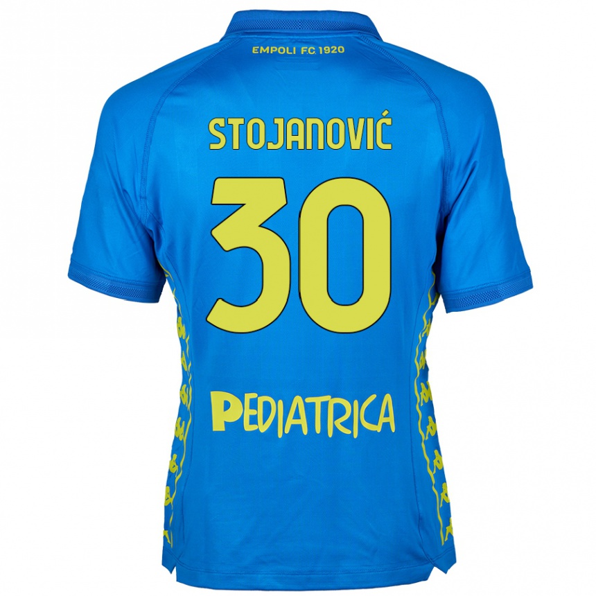 Kids Football Petar Stojanović #30 Blue Home Jersey 2024/25 T-Shirt Australia