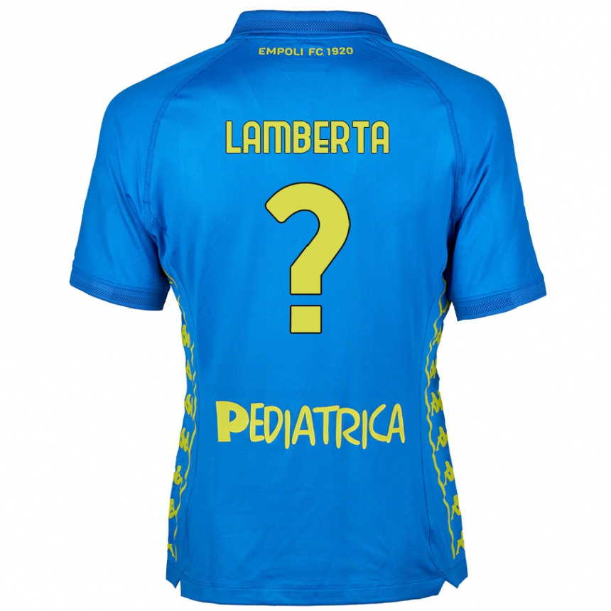 Kids Football Cristian Lamberta #0 Blue Home Jersey 2024/25 T-Shirt Australia