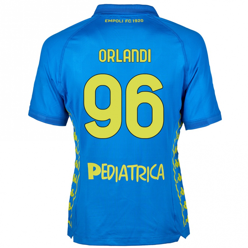 Kids Football Andrea Orlandi #96 Blue Home Jersey 2024/25 T-Shirt Australia